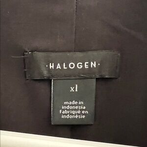 Halogen Black Midi Dress